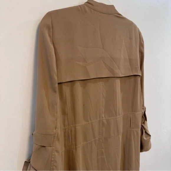 ARITZIA QUINCEY TRENCH in Camel Size small - Picture 7 of 11